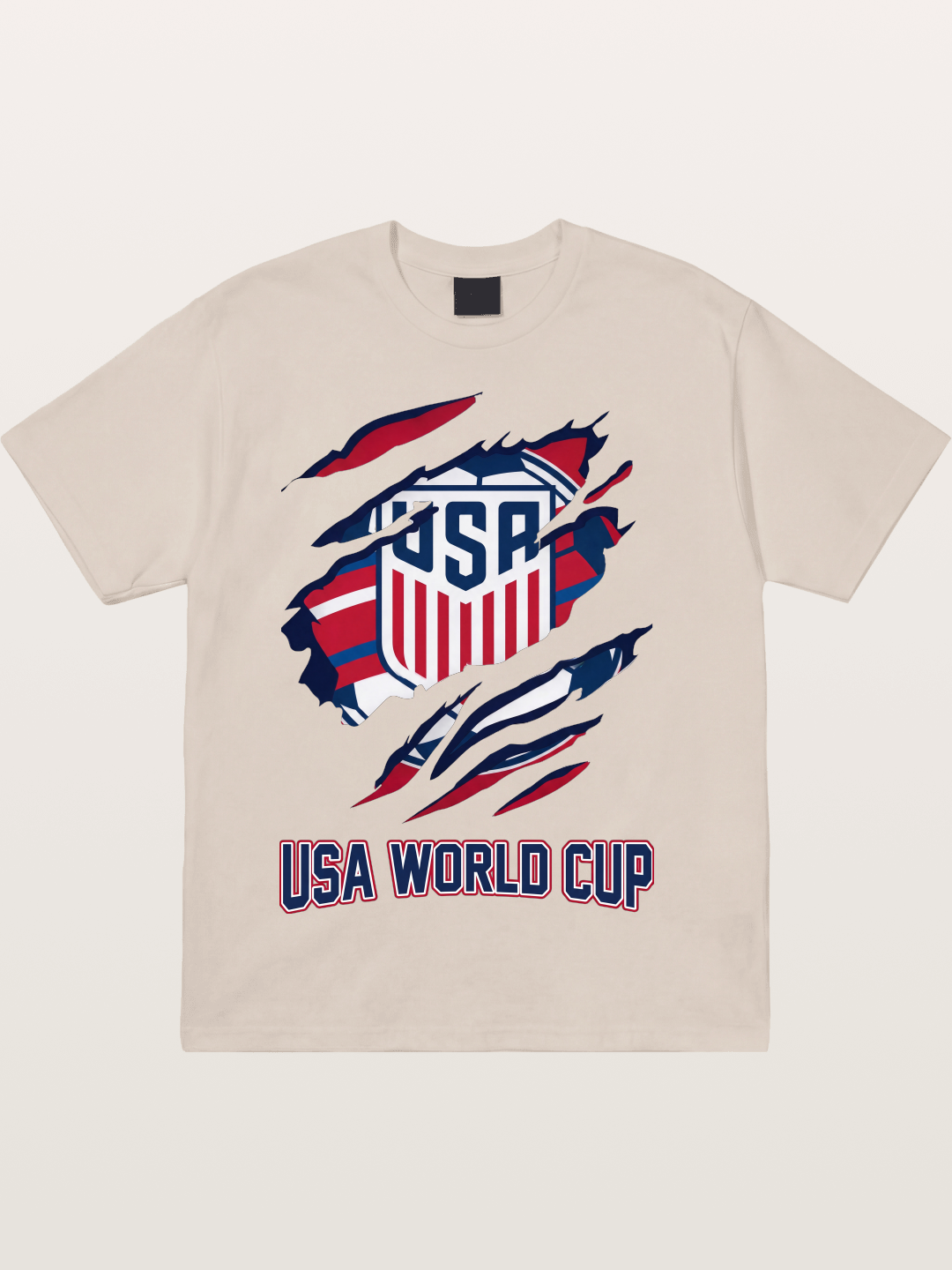 USA World Cup Claw Logo Cotton T-shirt