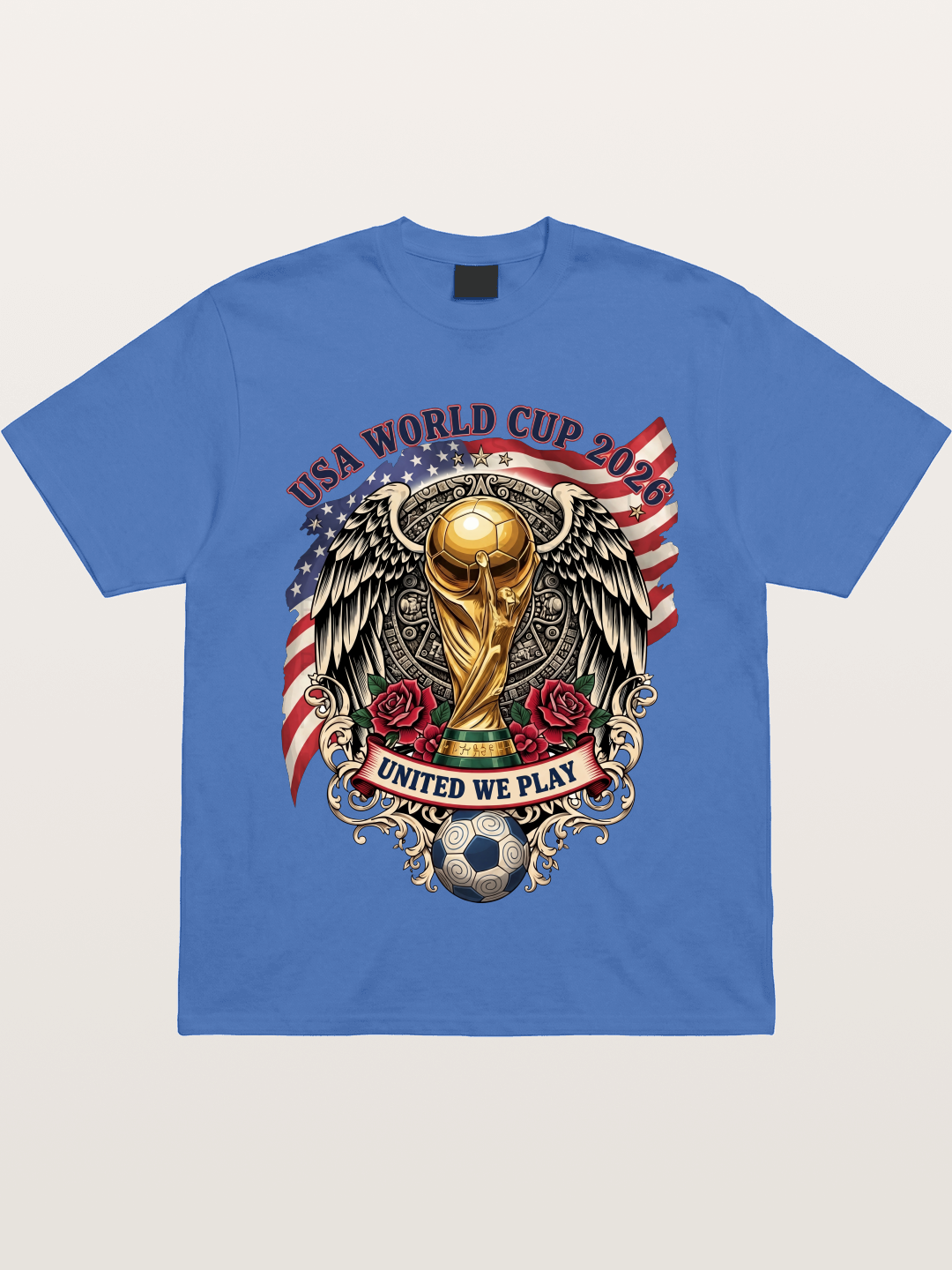 USA 2026 Winged World Cup Trophy Gildan T-shirt
