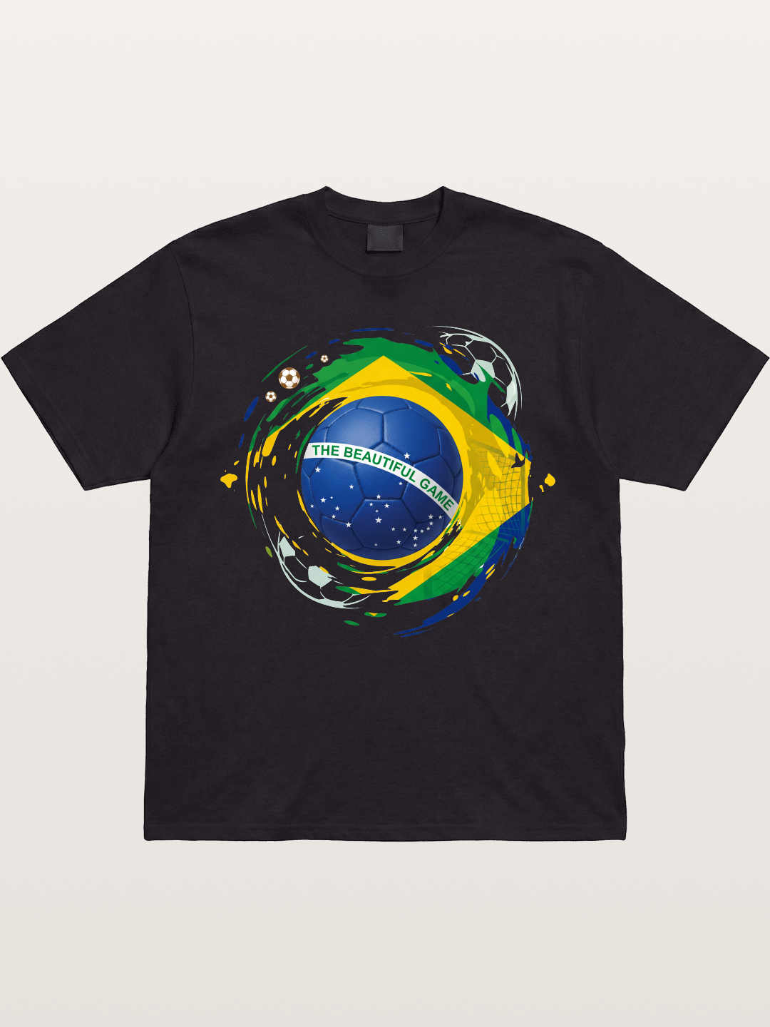 The Beautiful Game Brazil Print Gildan T-shirt