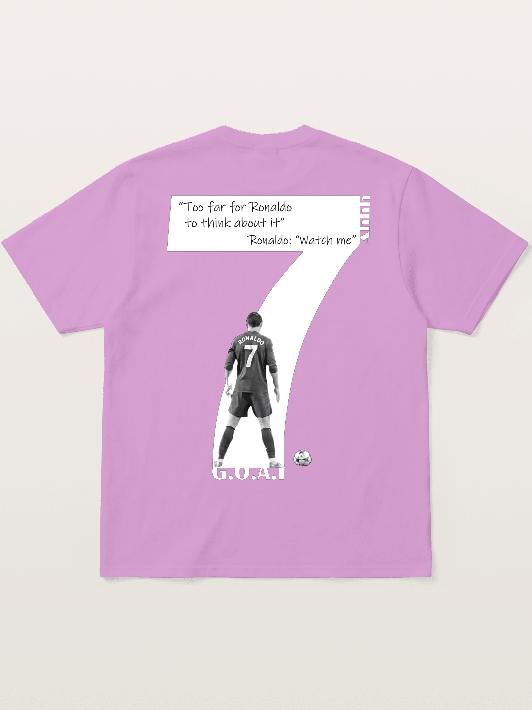 Ronaldo #7 Watch Me Quote Gildan T-shirt