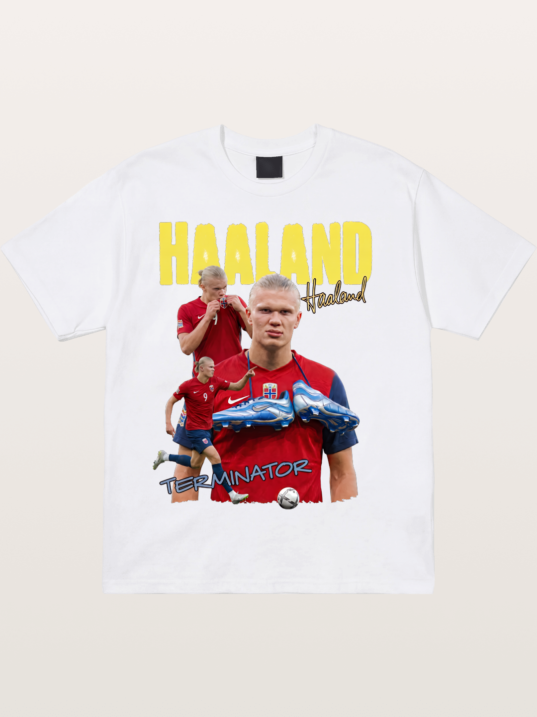 Erling Haaland H9 Poster Cotton T-shirt