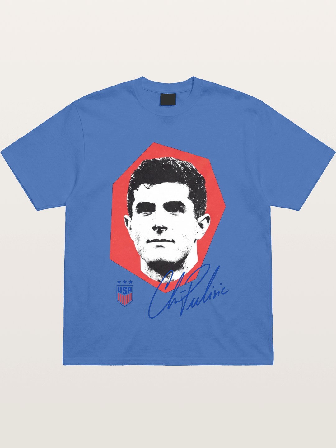 Christian Pulisic Octagon Signed Mark Gildan T-shirt