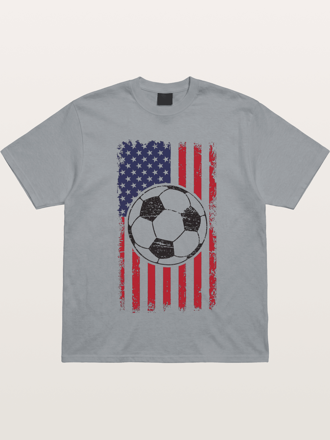 USA Flag Soccer Ball 2026 Vintage Gildan T-shirt