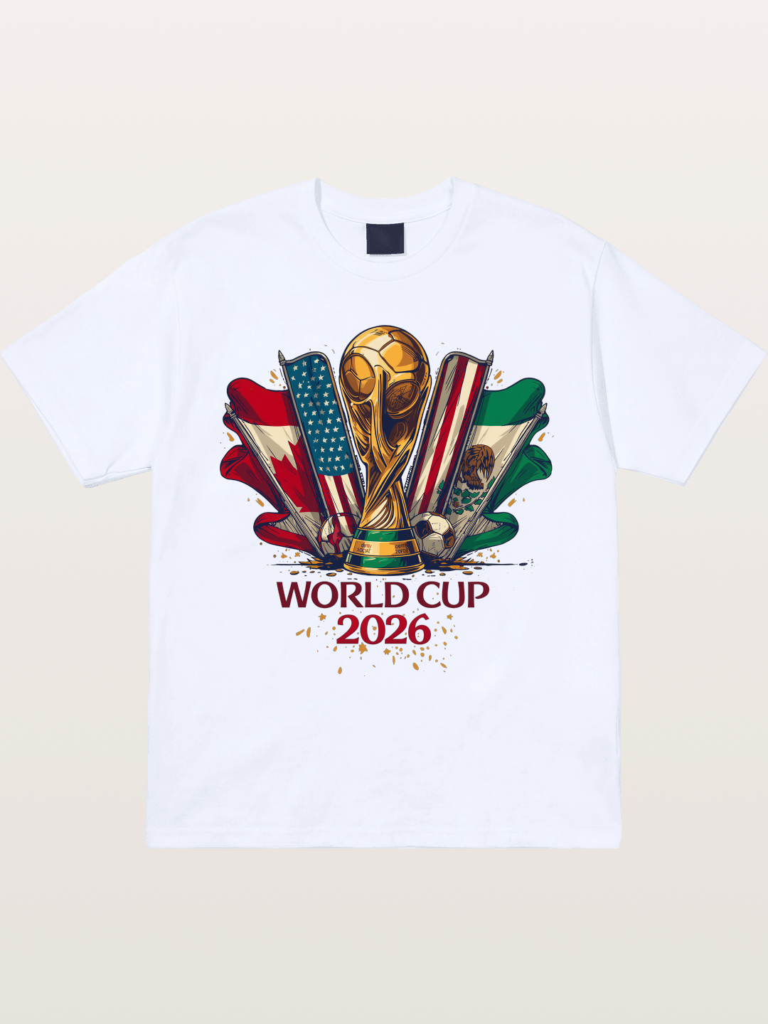 2026 WC World Flags Poster Gildan T-shirt