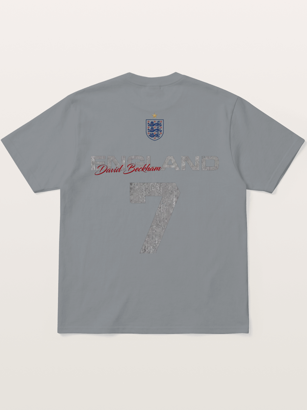 England Beckham 7 Vintage Gildan T-shirt