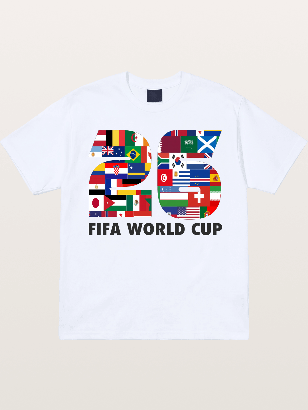 2026 World Cup Nations Flags Collage Gildan T-shirt