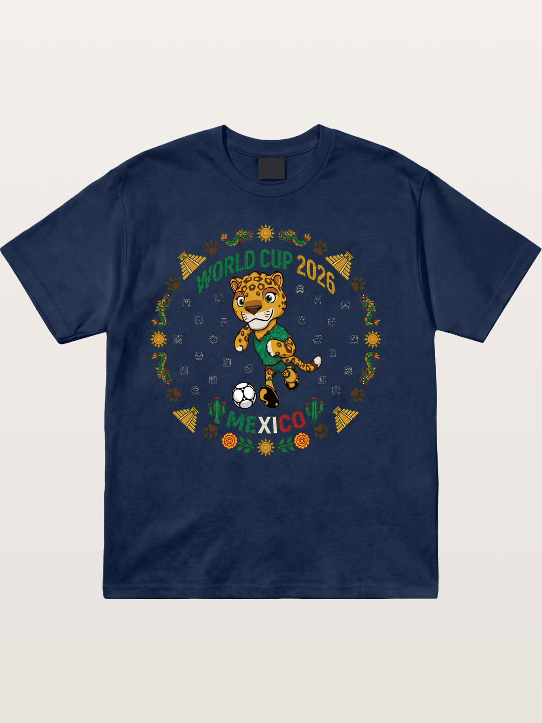 Mexico 2026 World Cup Mascot Cotton T-shirt