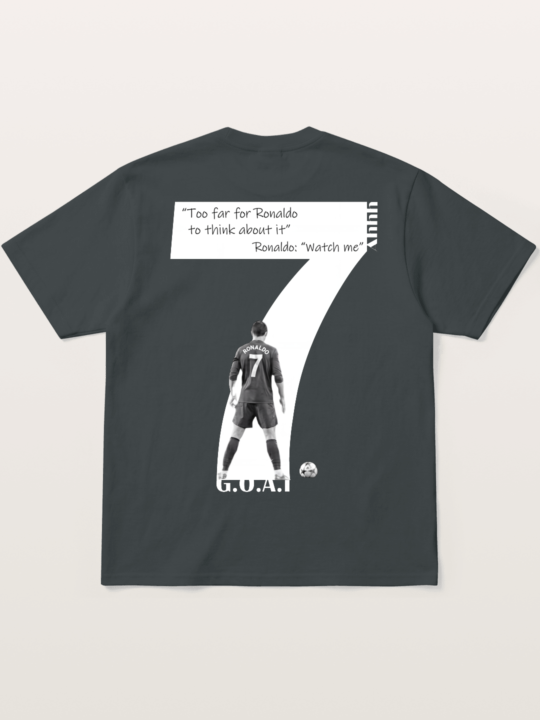 Ronaldo #7 Watch Me Quote Soft-Stay T-shirt