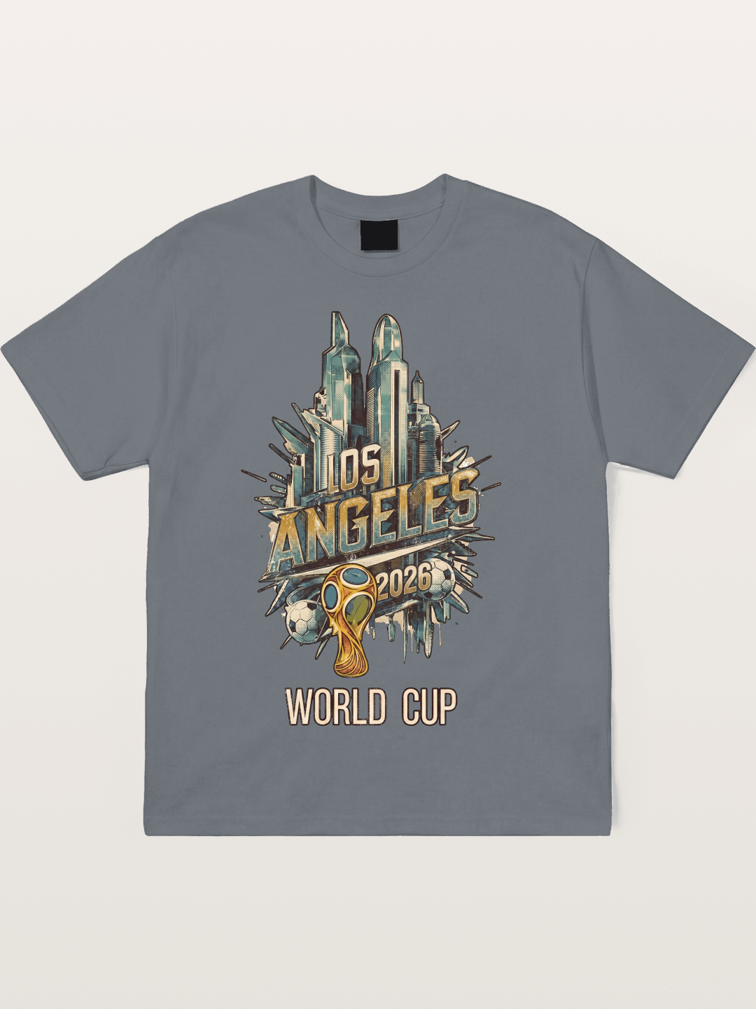 LA World Cup 2026 Emblem Cotton T-shirt