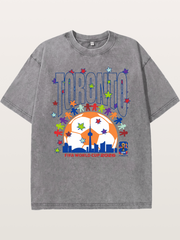 Toronto WC 2026 CN Tower Art Washed T-shirt