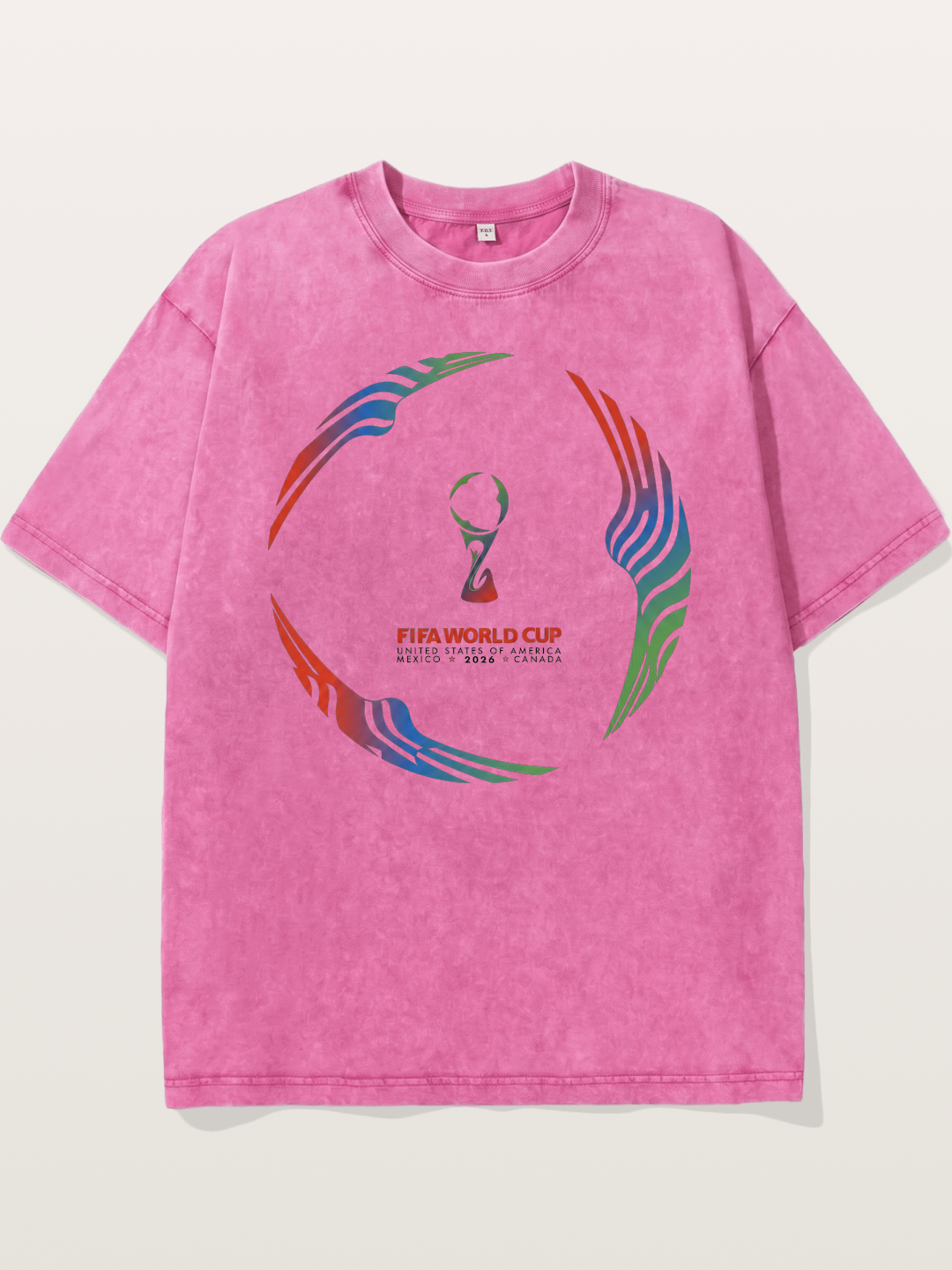 2026 World Cup Official Logo Washed T-shirt