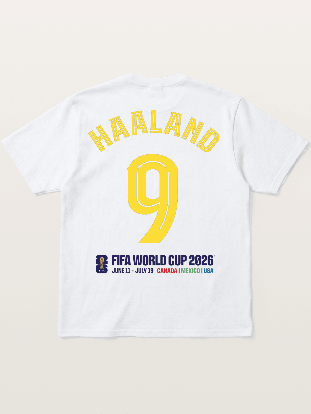 Haaland 9 World Cup 2026 Cotton T-shirt