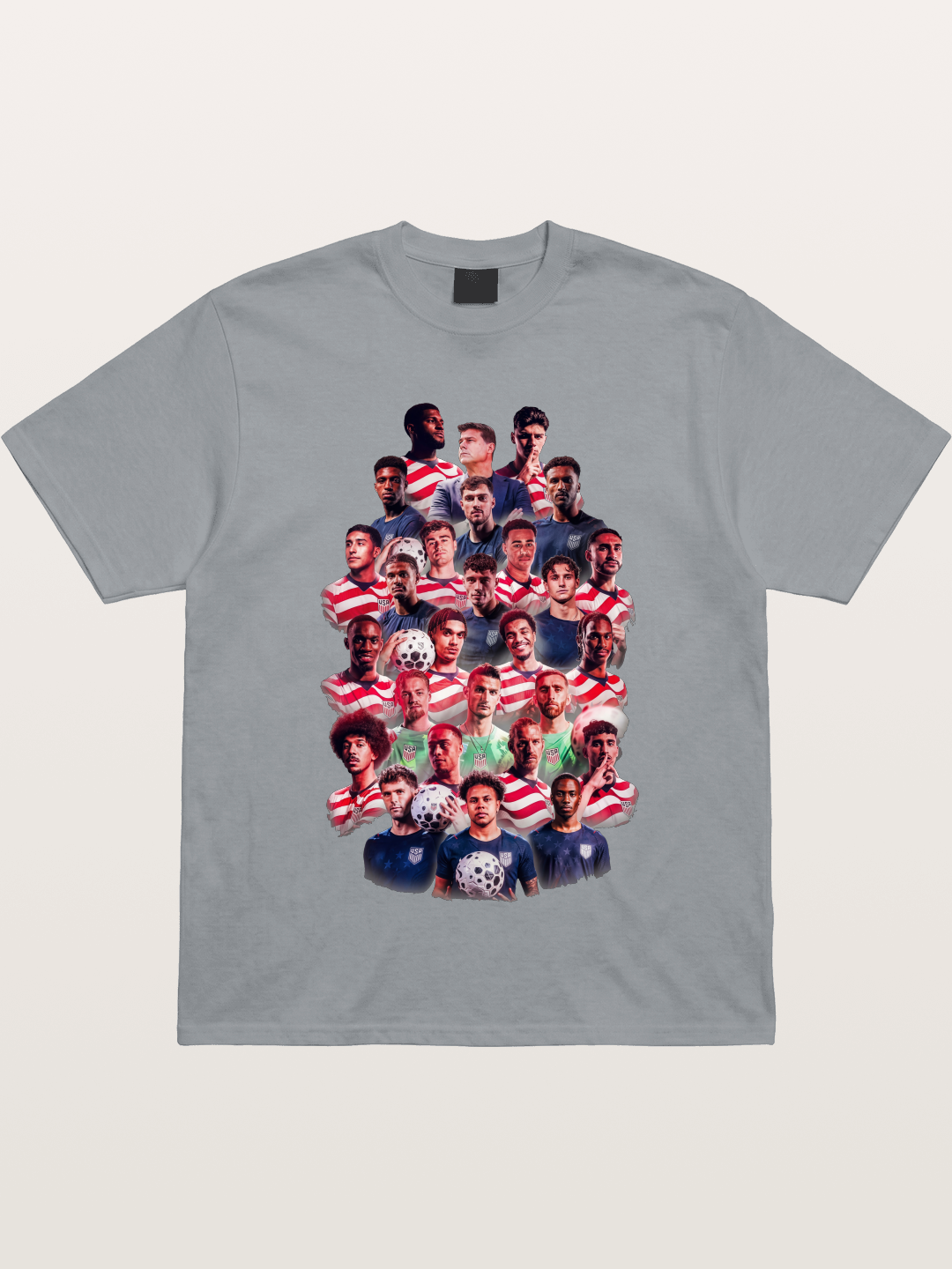 USMNT Full Squad Collage Portrait Gildan T-shirt