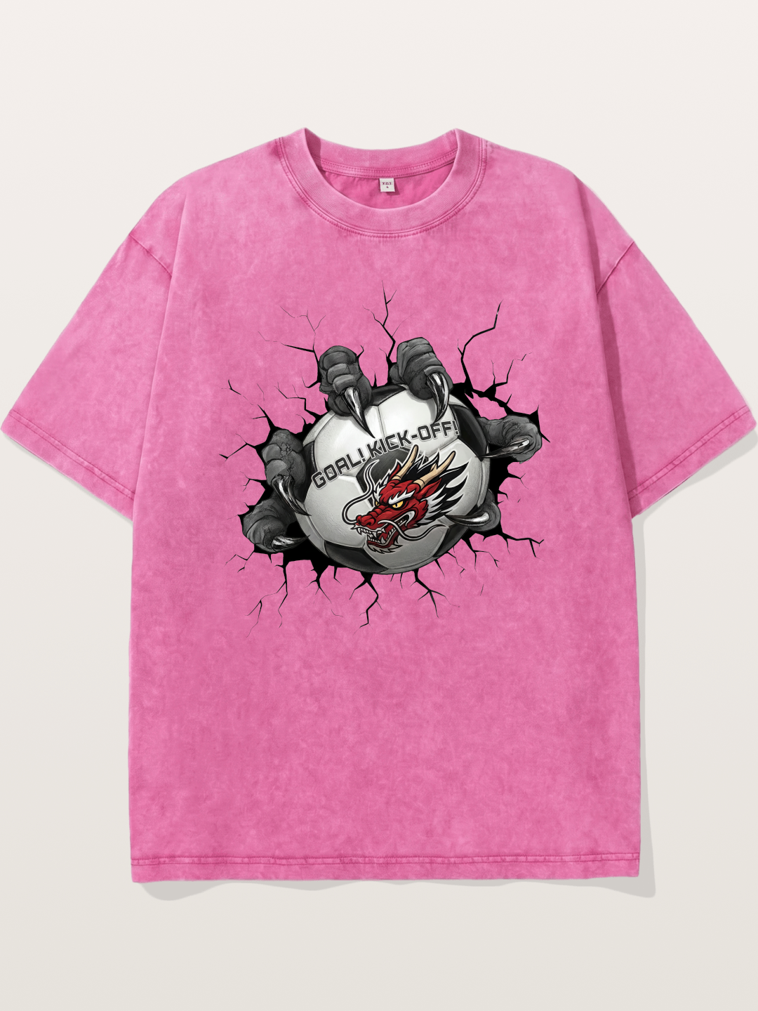 Dragon Claw Soccer Breakthrough Washed T-shirt