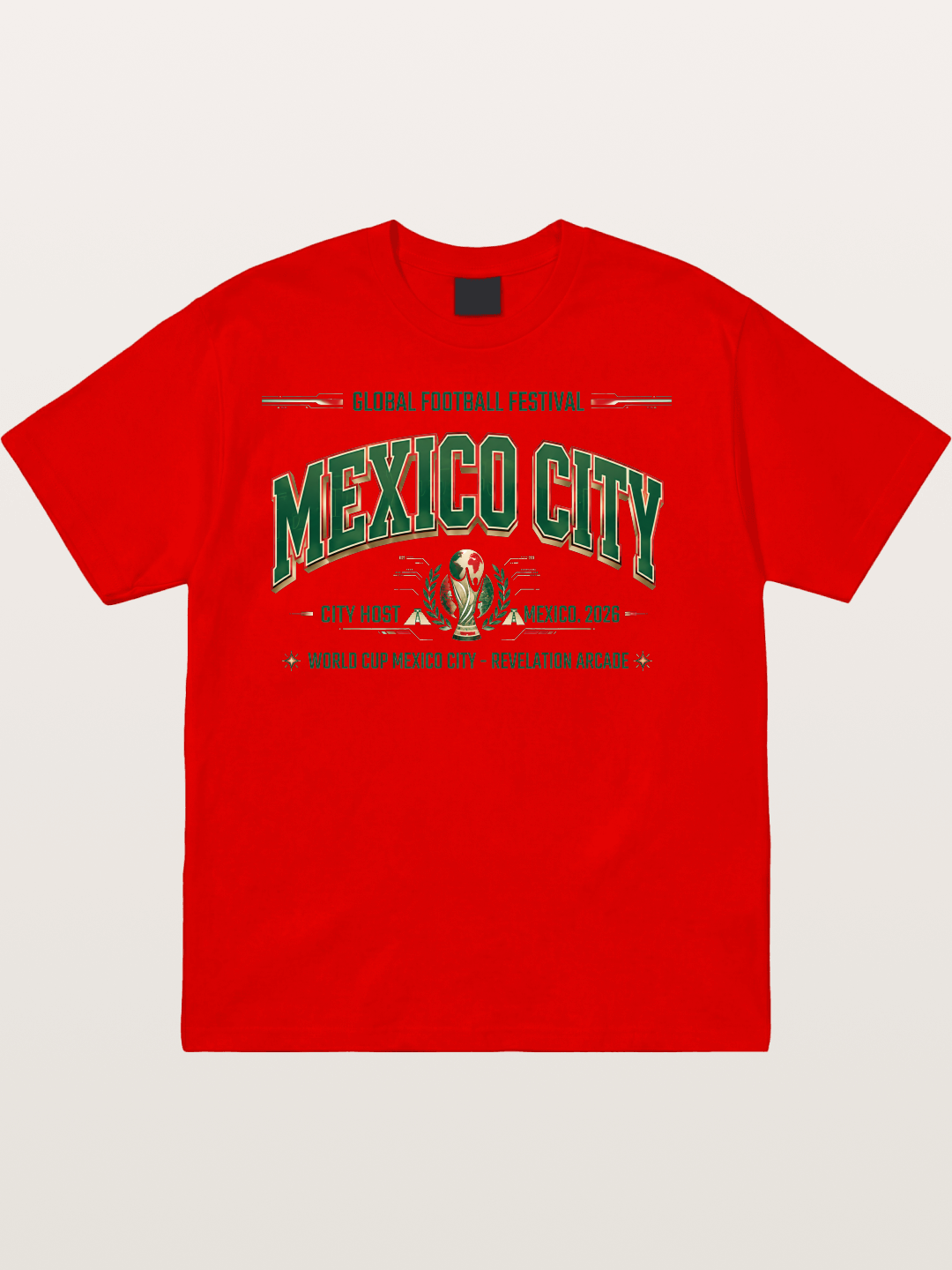 Mexico City 2026 WC Host Sticker Cotton T-shirt