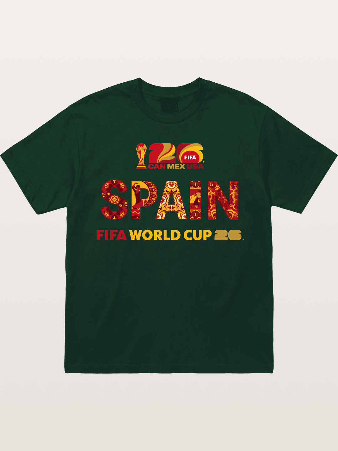 Spain 2026 Cultural Ornament Print Gildan T-shirt