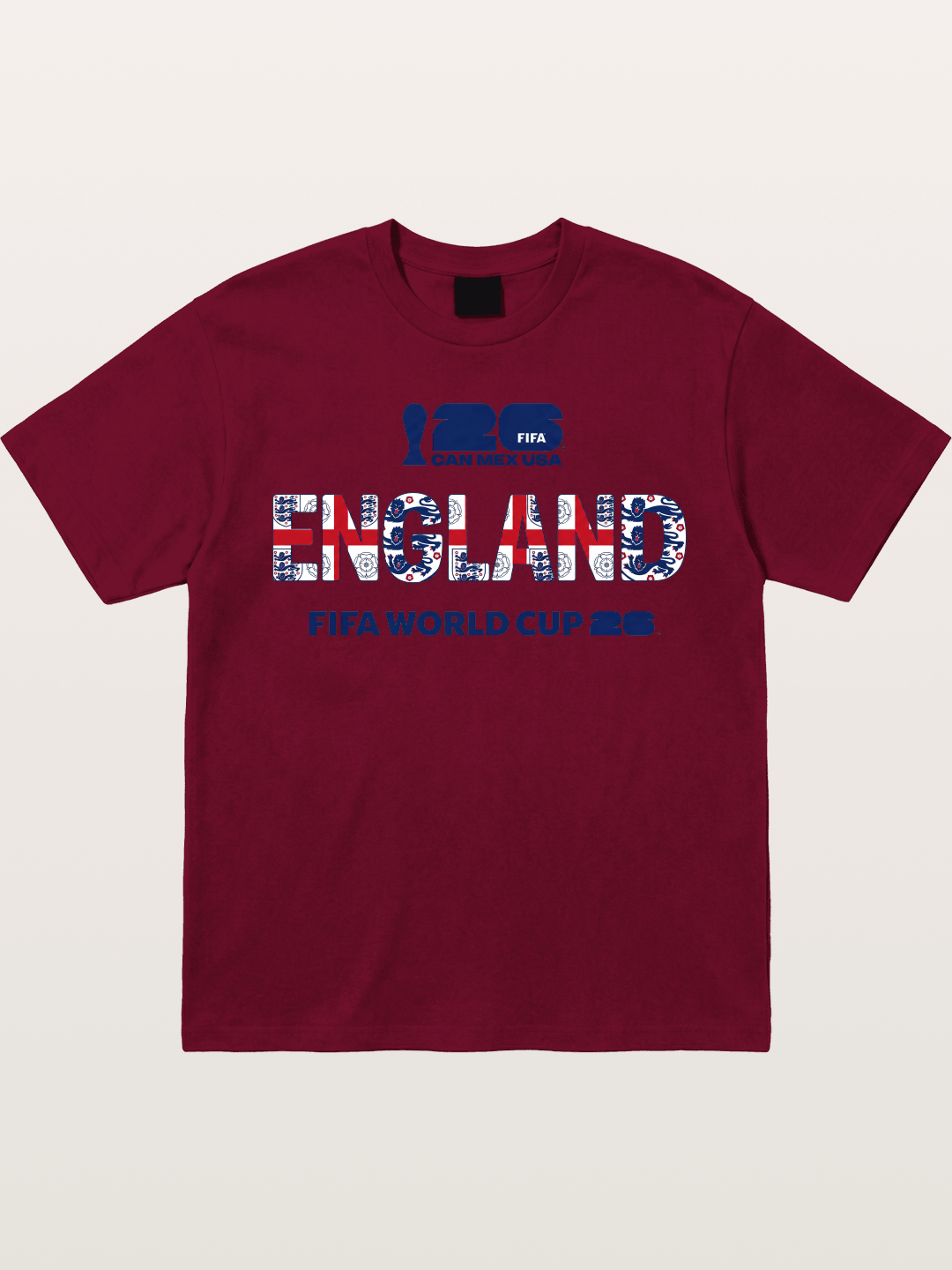 England 2026 World Cup Crest Gildan T-shirt