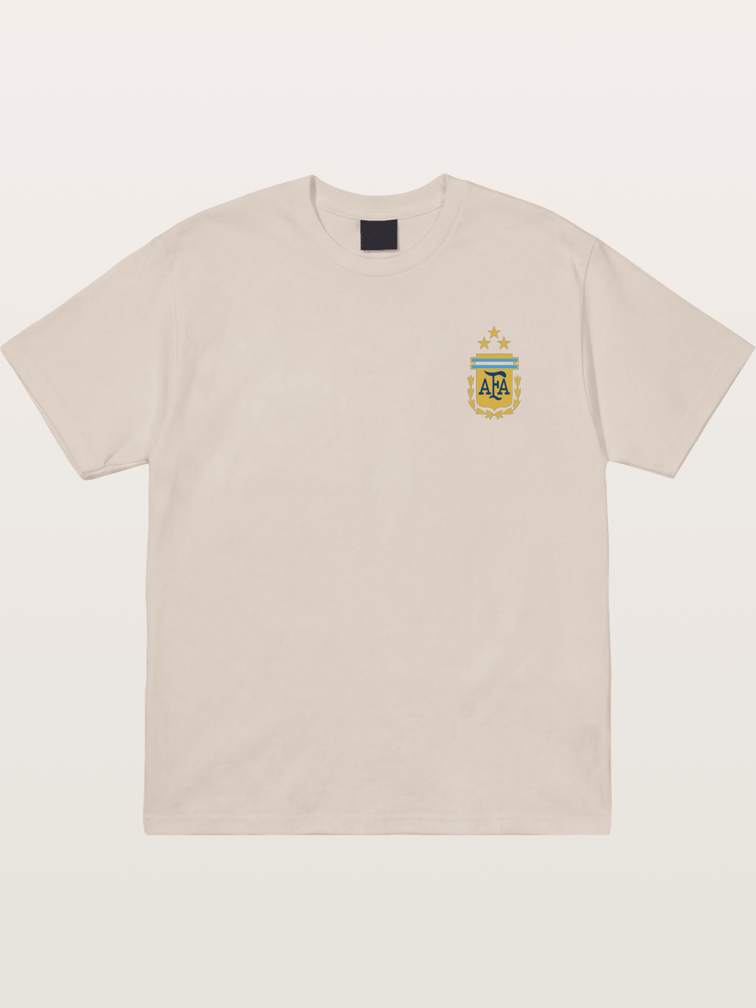Argentina AFA Three Stars Badge Cotton T-shirt