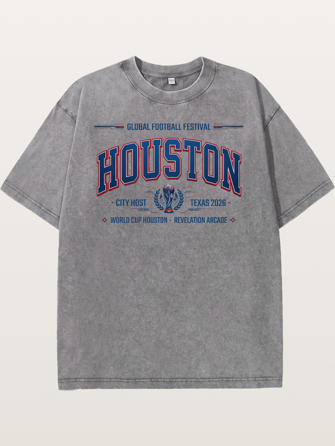 Houston 2026 WC Host Graphic Washed T-shirt