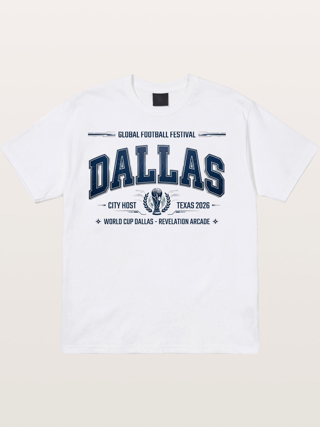 Dallas 2026 World Cup Print Cotton T-shirt