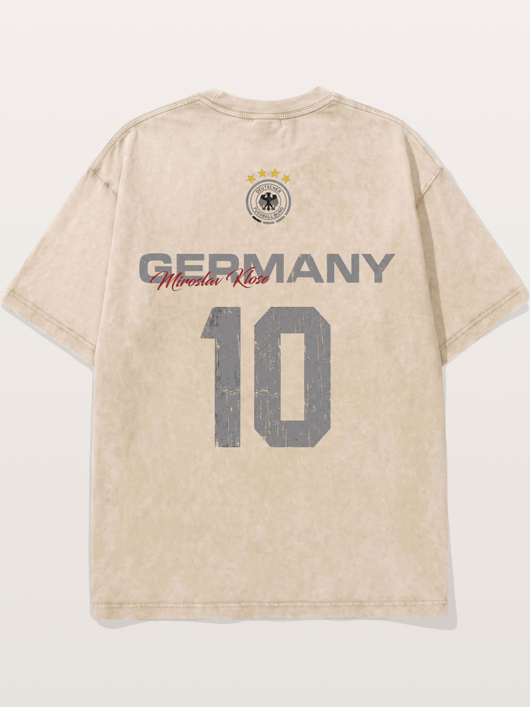 Germany Muller 10 Jersey Washed T-shirt