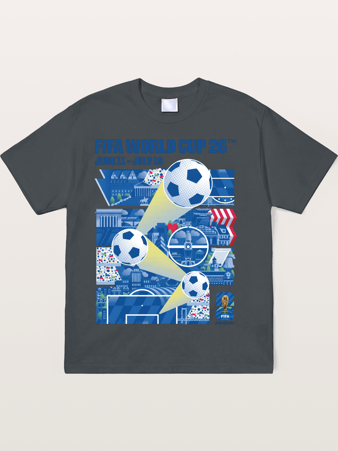 2026 WC Schedule & Landmarks Soft-Stay T-shirt