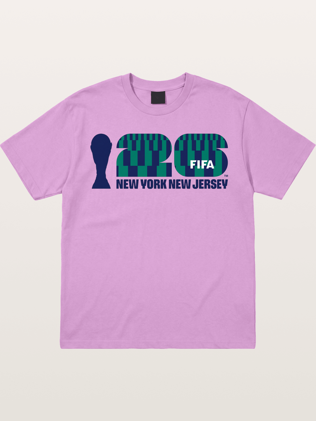 NYNJ WC 2026 Blue Geometric Logo Gildan T-shirt