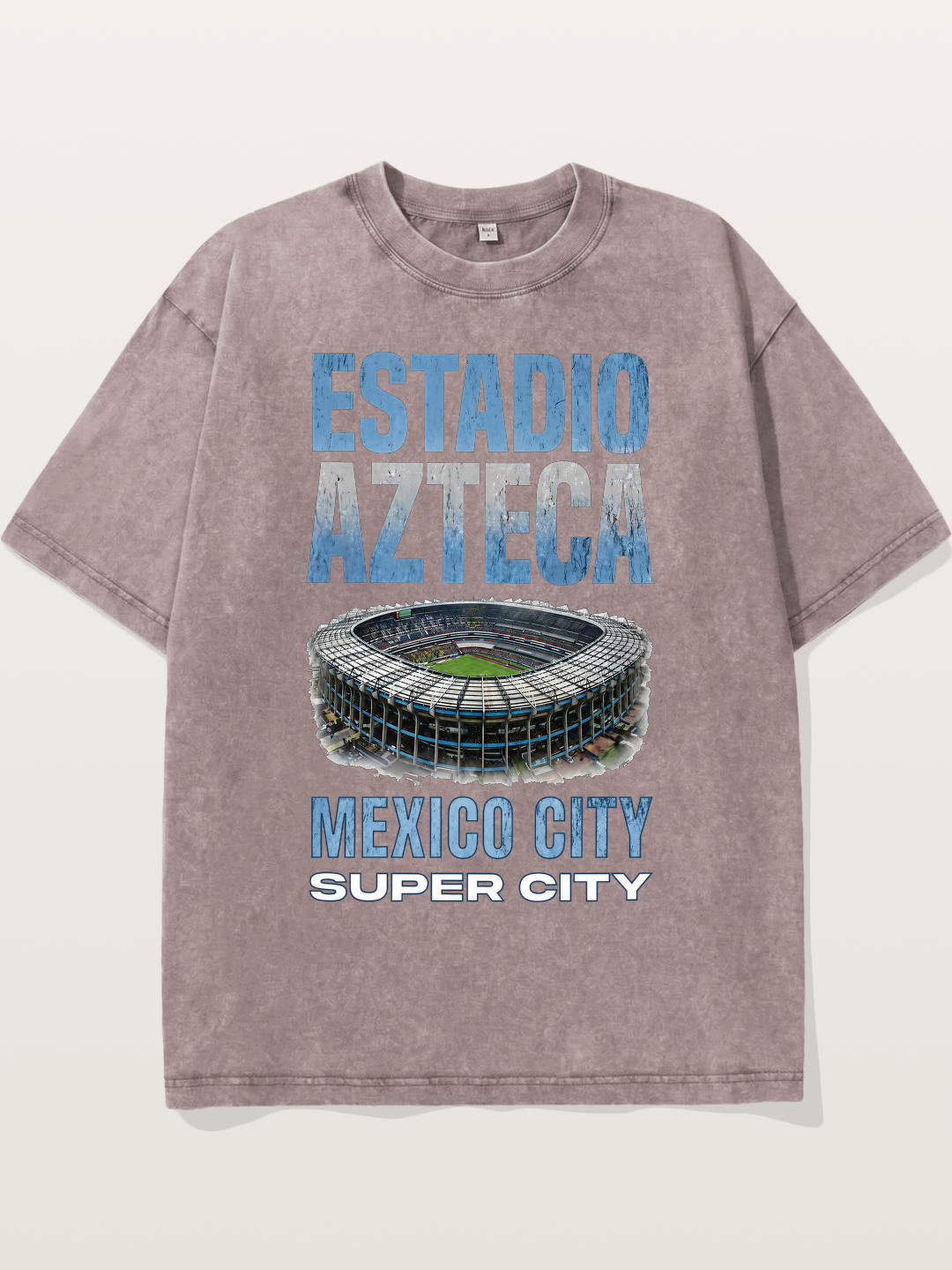 Estadio Azteca WC Print Washed T-shirt