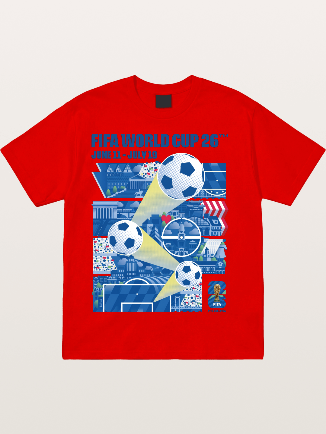 2026 WC Schedule & Landmarks Cotton T-shirt