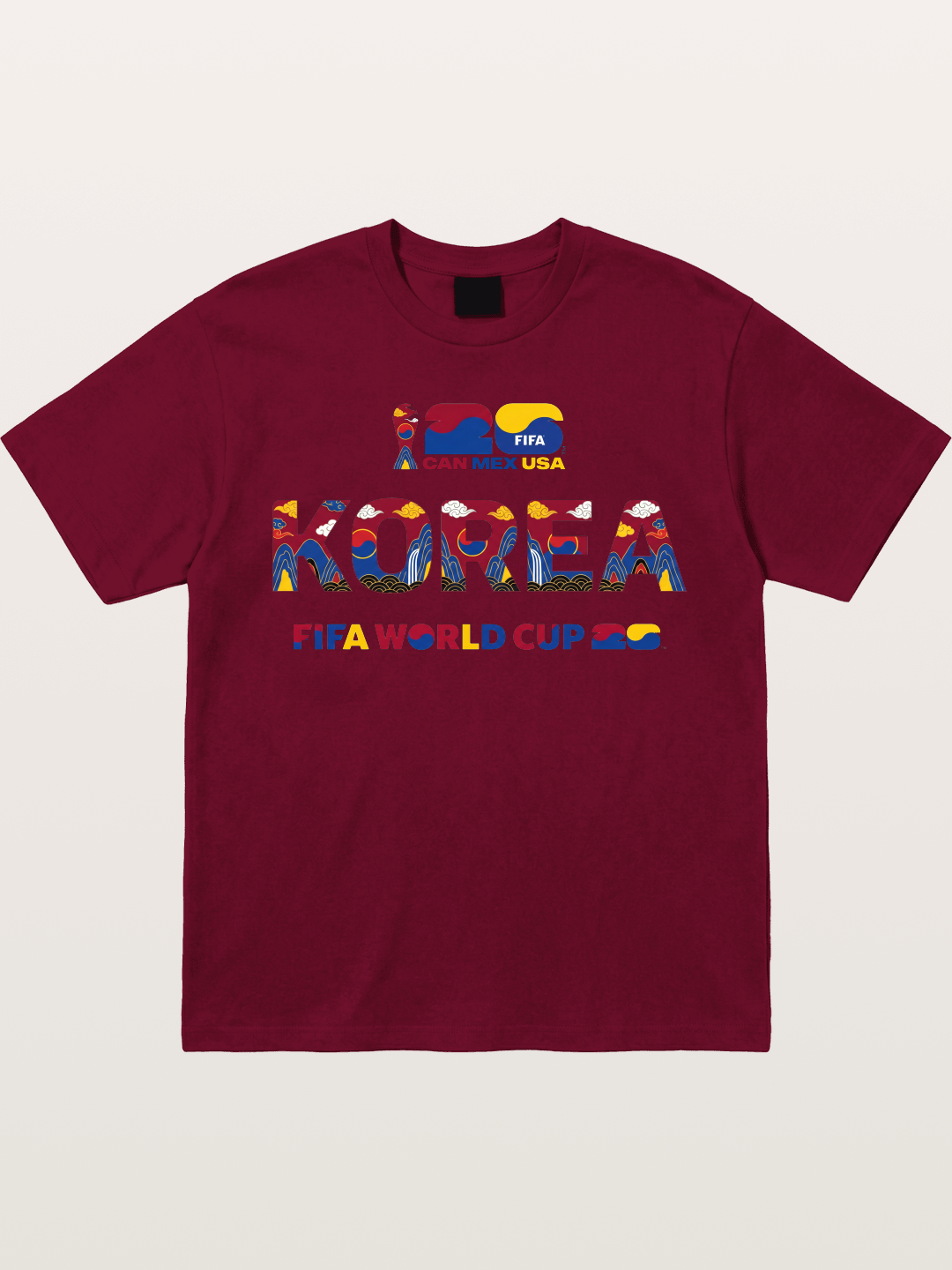 Korea 2026 Folk Ornament Design Gildan T-shirt