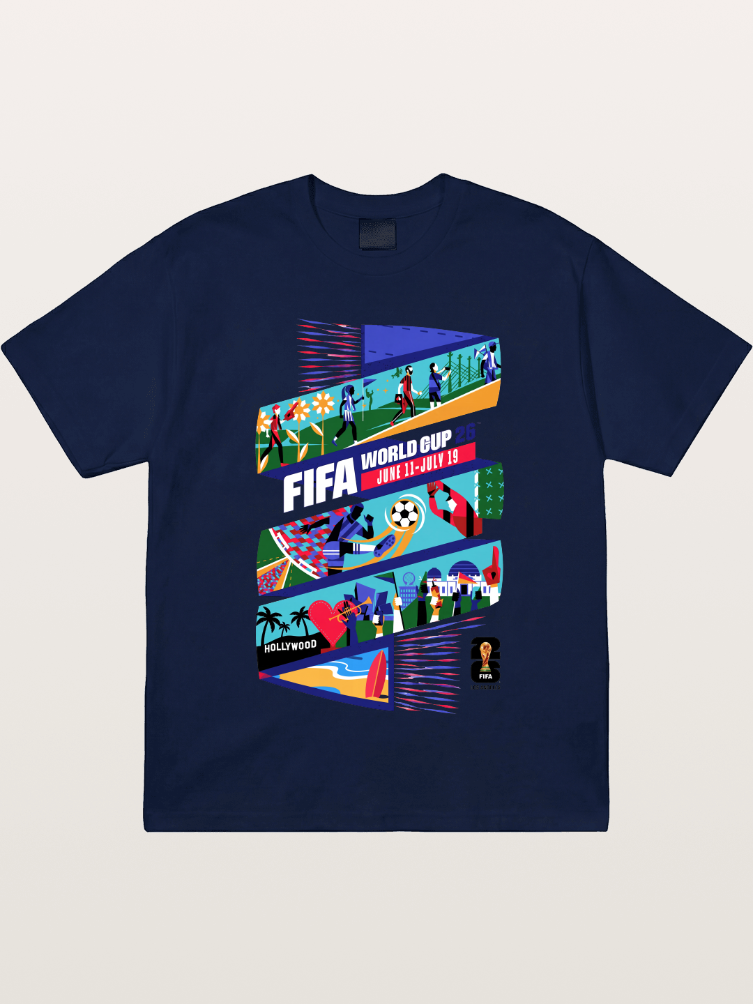 FIFA 2026 LA WC Poster Gildan T-shirt