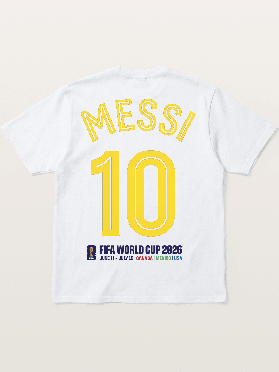 Messi 10 World Cup 2026 Cotton T-shirt