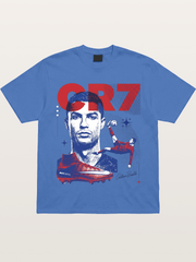 CR7 Retro Halftone Print Gildan T-shirt
