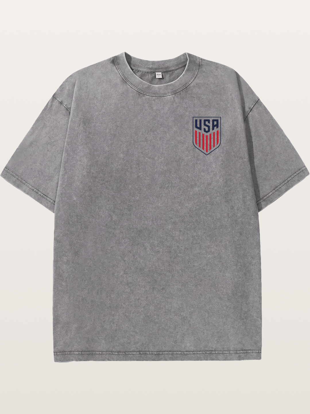 USA Soccer Stars Stripes Crest Washed T-shirt