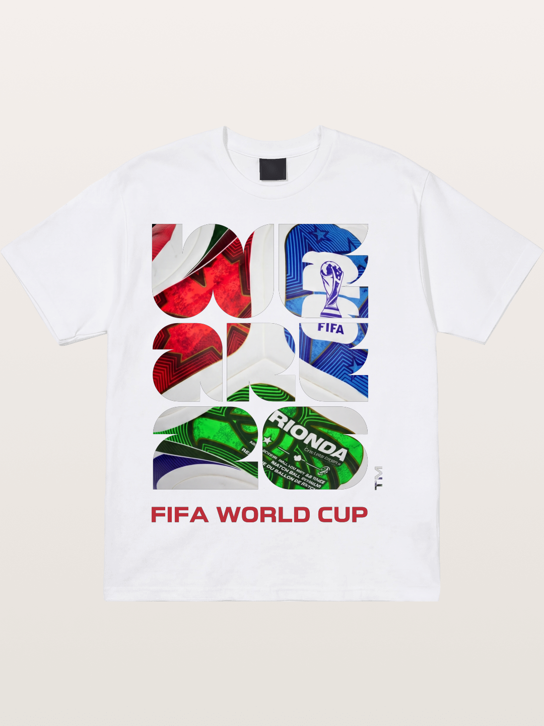 WC 2026 Abstract Geometric Host Design Cotton T-shirt