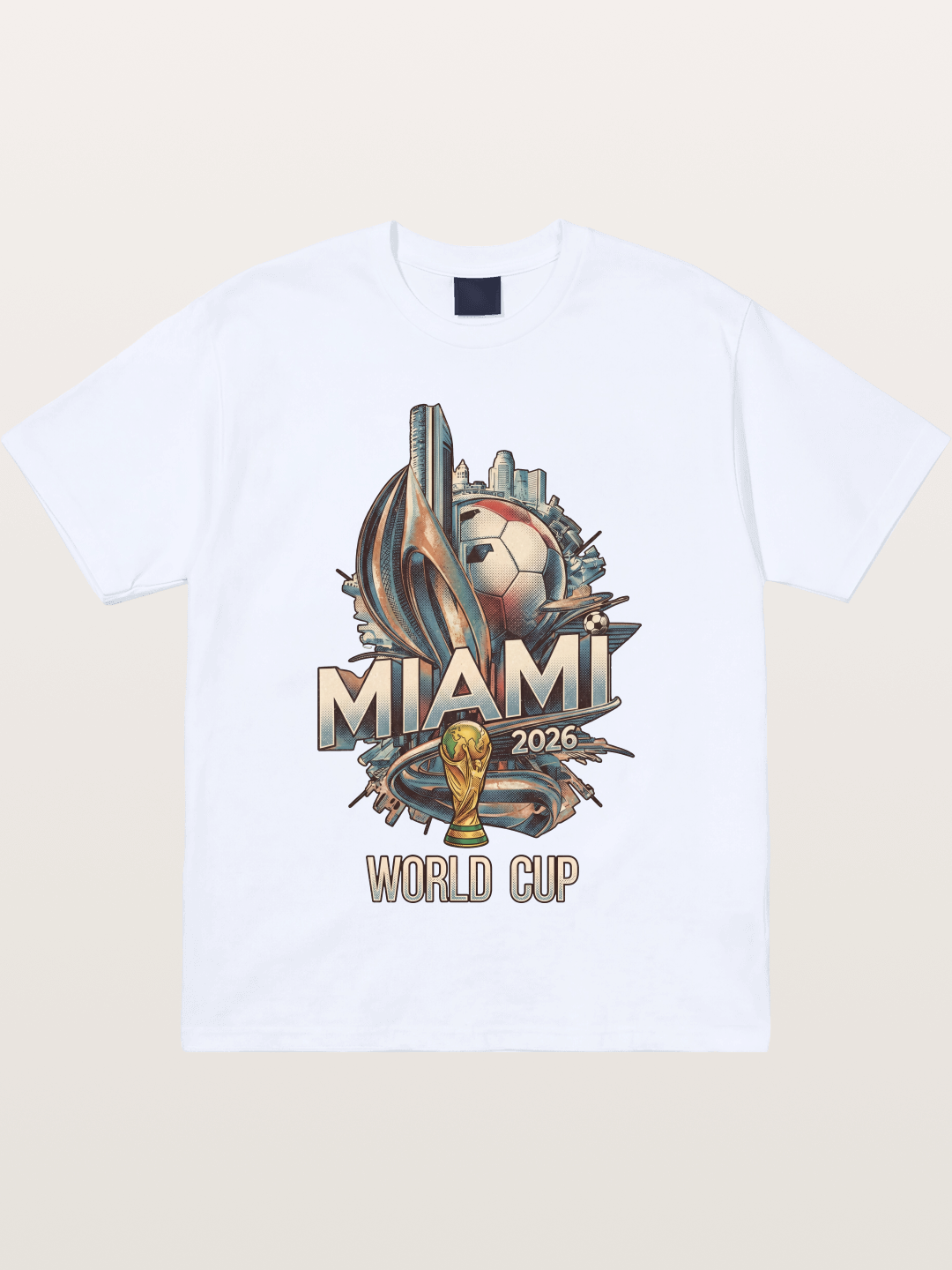 Miami World Cup 2026 Emblem Gildan T-shirt