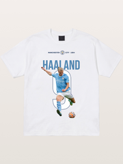 Haaland Number 9 Action Shot Cotton T-shirt