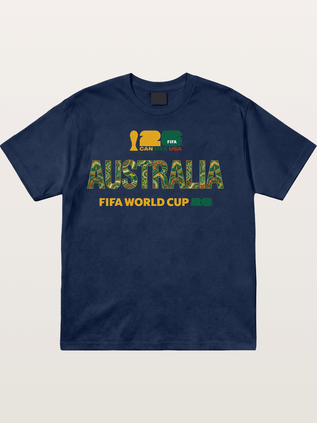 Australia 2026 Aboriginal Design Cotton T-shirt