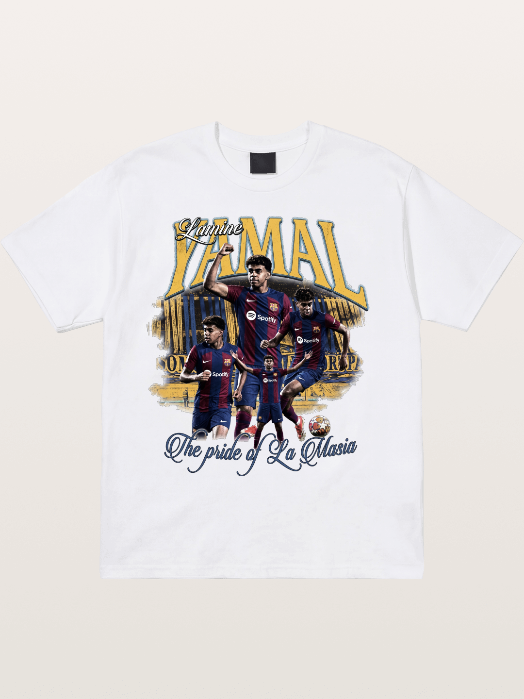 Lamine Yamal La Masia Art Cotton T-shirt