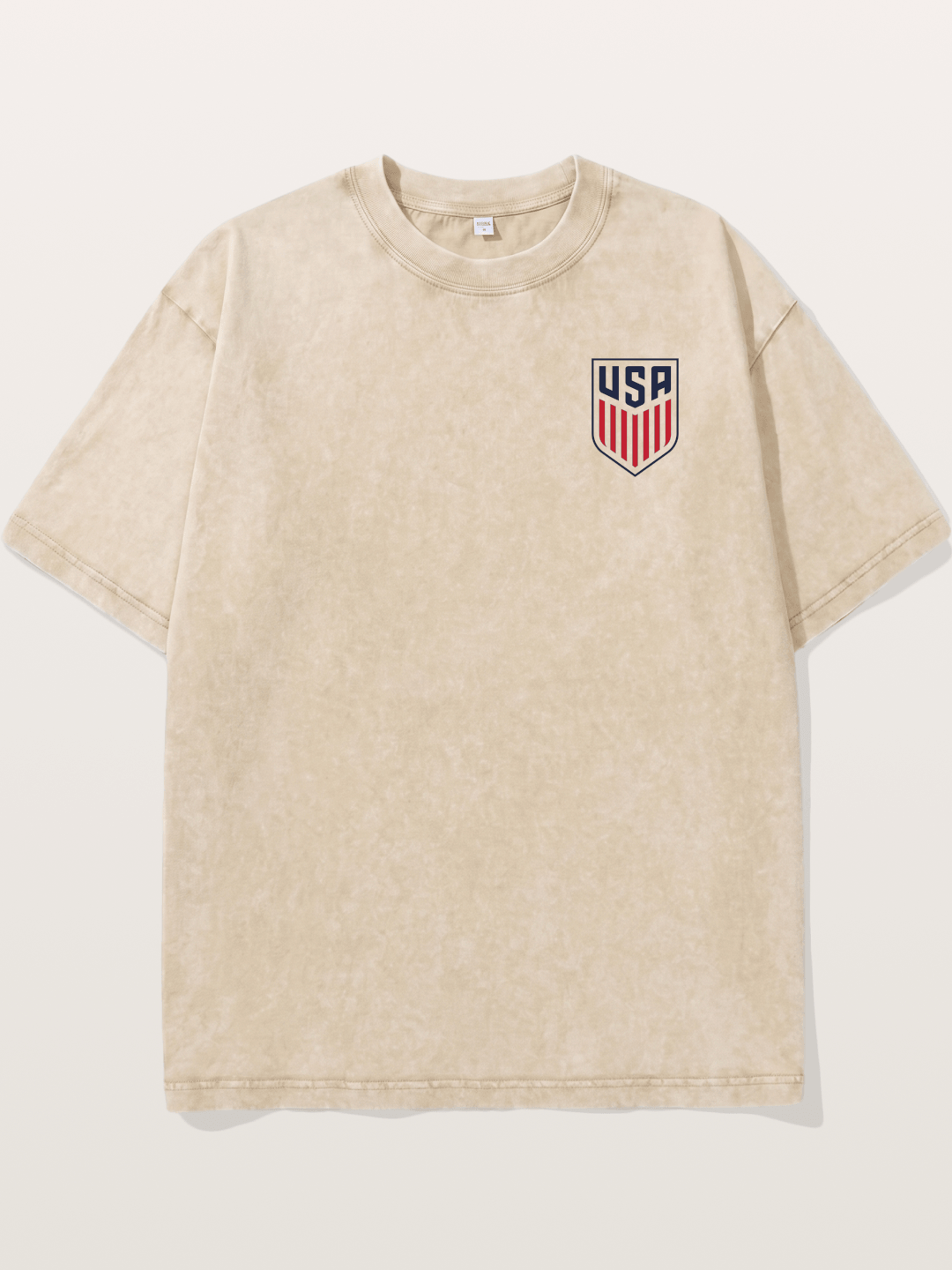 USA Soccer Stars Stripes Crest Washed T-shirt