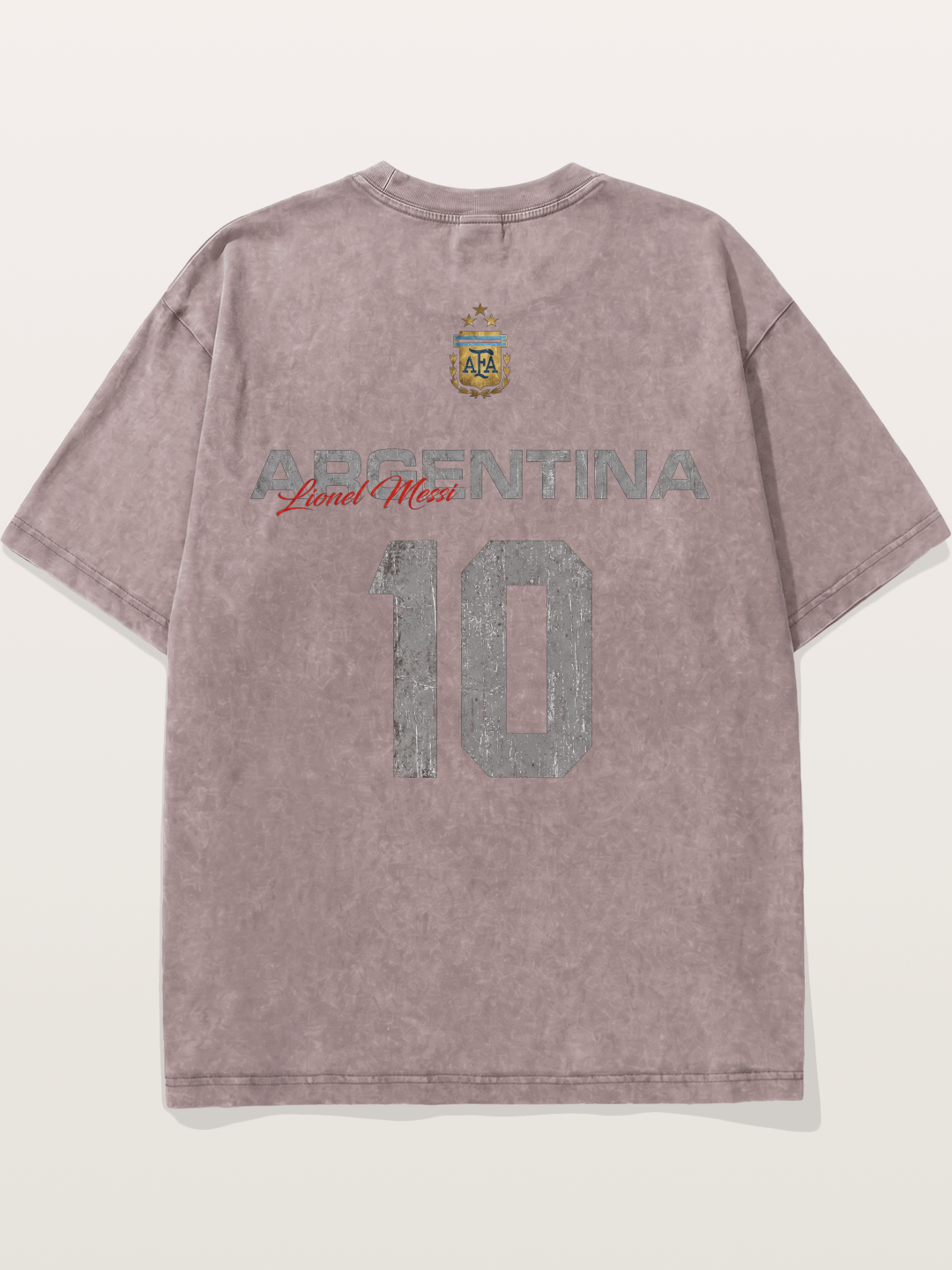 Argentina Messi 10 Retro Washed T-shirt
