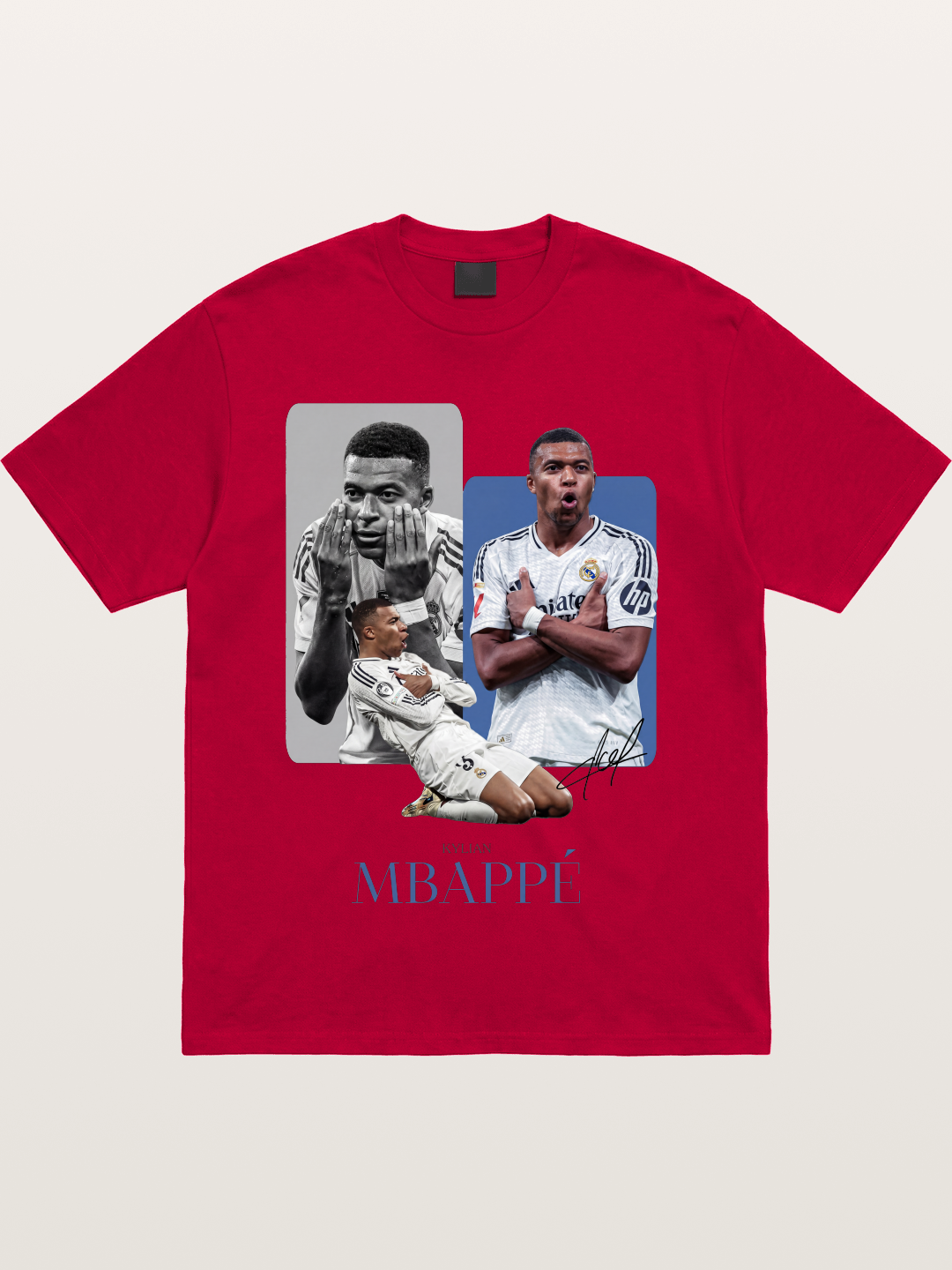 Mbappe Real Madrid Collage Gildan T-shirt