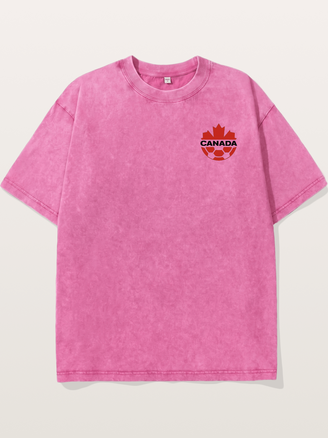 Canada Soccer Maple Leaf Logo Washed T-shirt