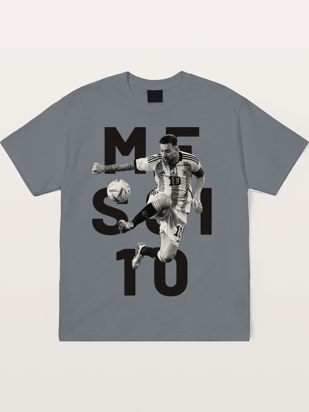 Messi 10 Action Print Cotton T-shirt