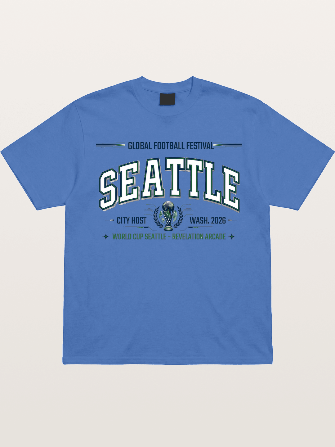Seattle 2026 WC Host Print Gildan T-shirt