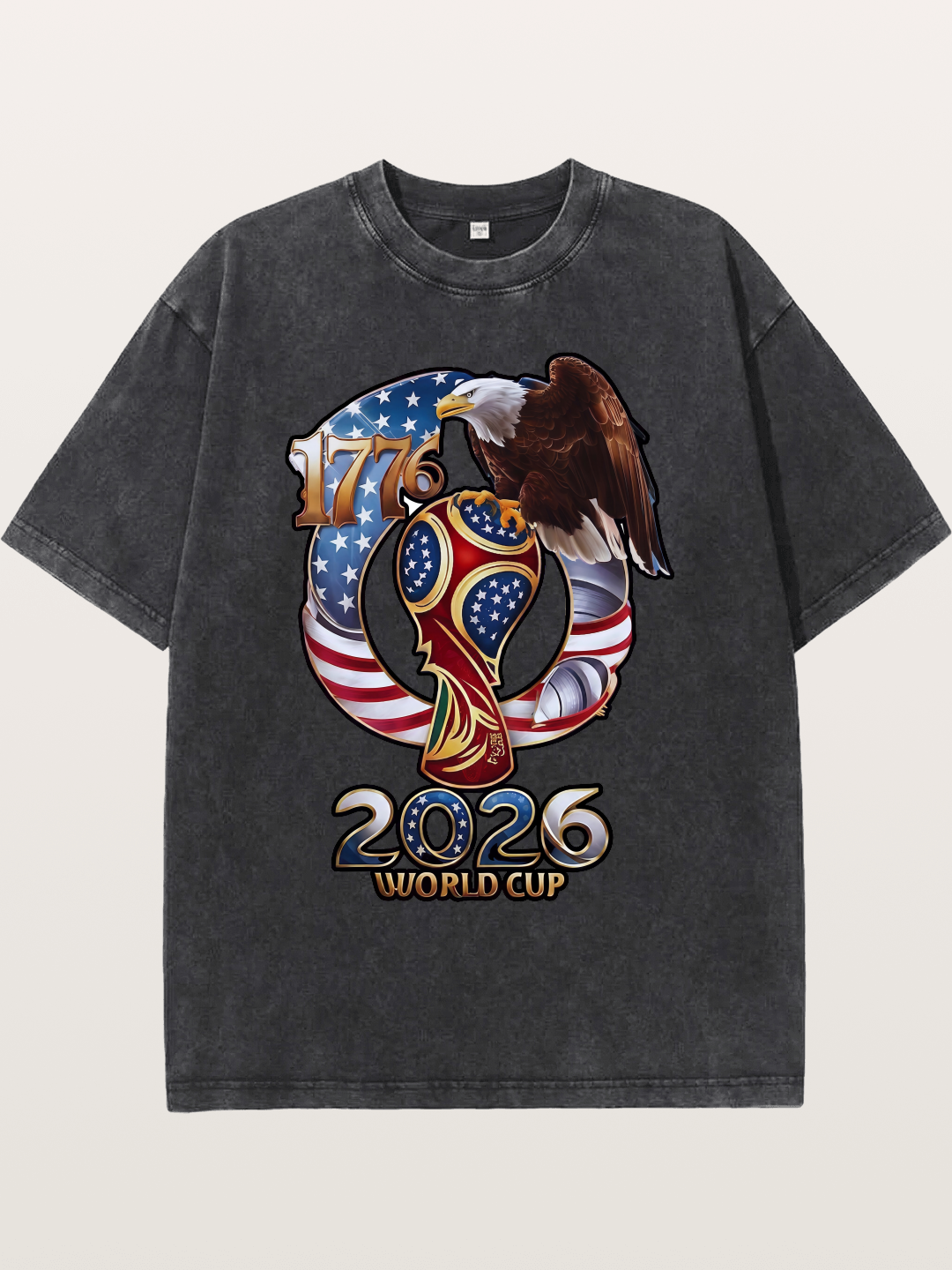 2026 WC Eagle Trophy Art Washed T-shirt