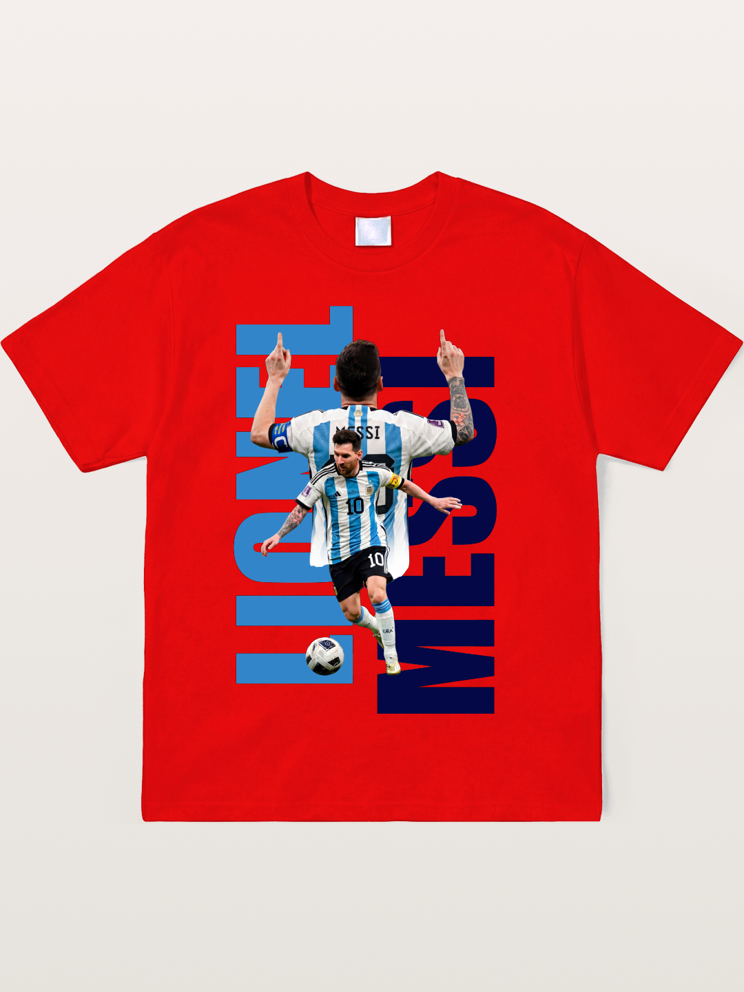 Lionel Messi Argentina 10 Soft-Stay T-shirt