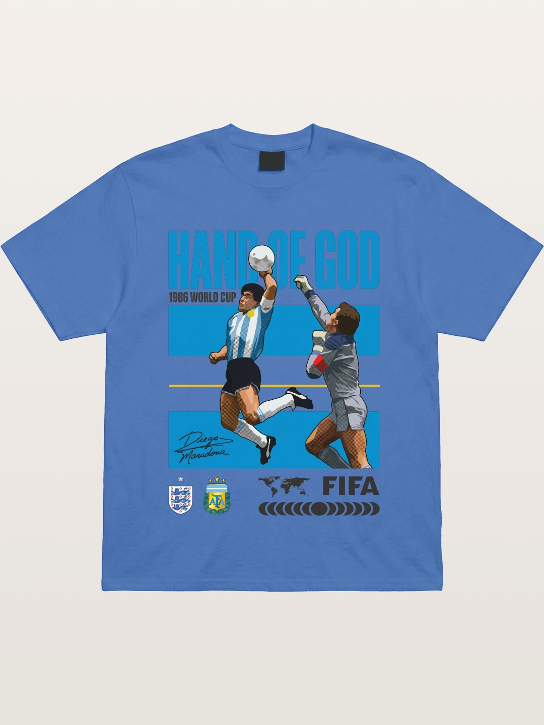 Hand of God 1986 WC Art Gildan T-shirt