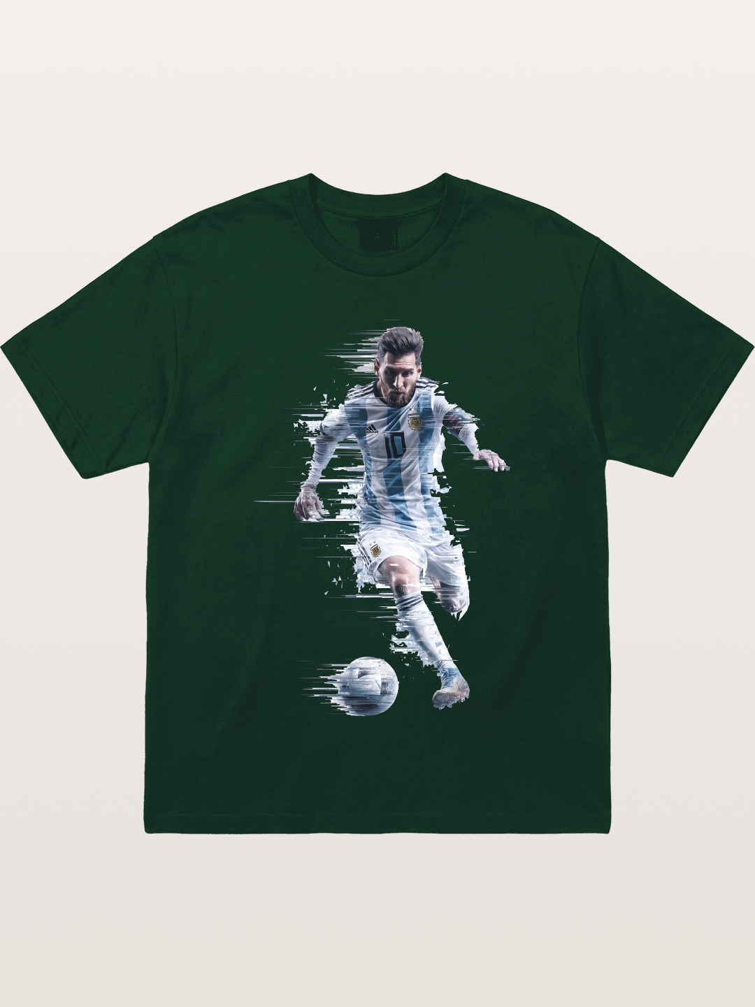 Messi Motion Blur Graphic Gildan T-shirt