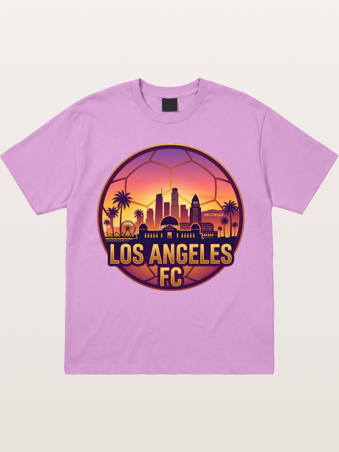 LA FC Sunset City Skyline Gildan T-shirt